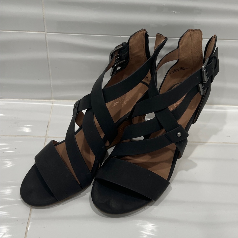 Black Strappy Sandals